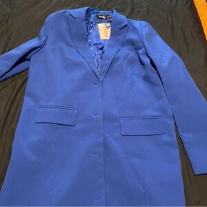 Boxy oversized blazer dress